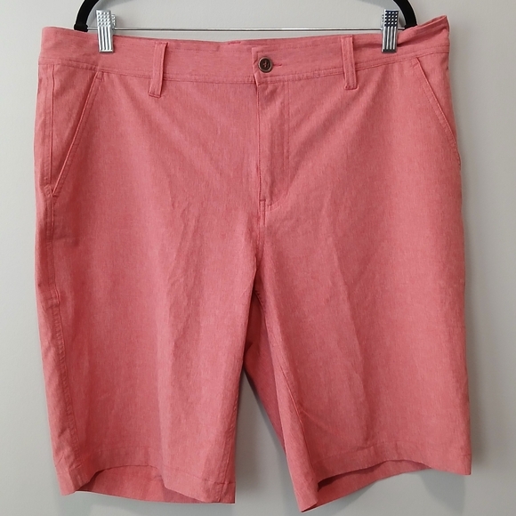 Cool Keep Performance Shorts Light Red Men's Size 36 - Picture 1 of 5